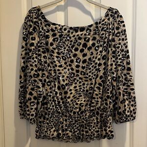 My Favorite Things 
Colleen Lopez 
Leopard Print Women's Top